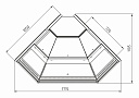 Чертеж GC111 VV-5 dynamics corner outside90 (Gas strut, no sidewalls )